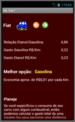 Fuels android App screenshot 0